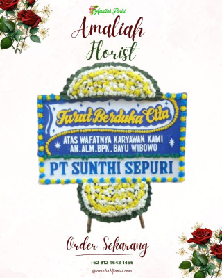 Papan Bunga Duka di Pabuaran