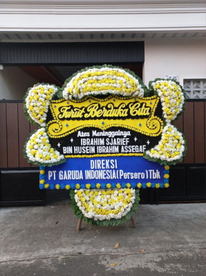 Papan Bunga Duka di Pabuaran